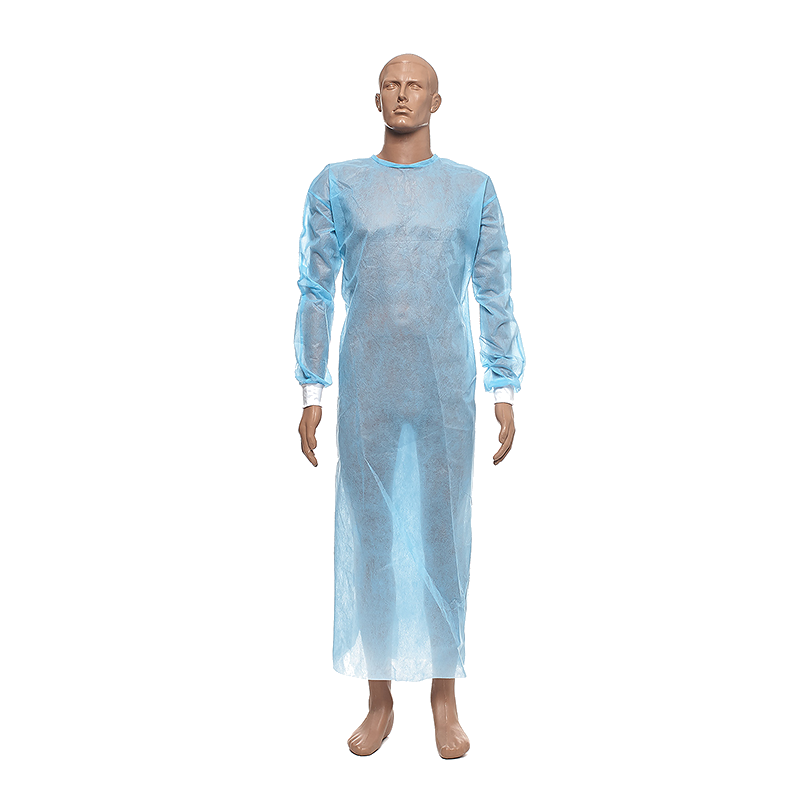 Халат ізоляційний хірургічний одноразовий СМС на зав'язках з манжетою